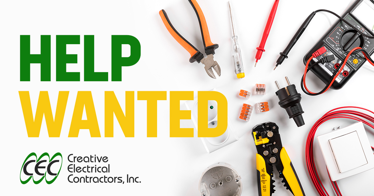 help wanted electricians